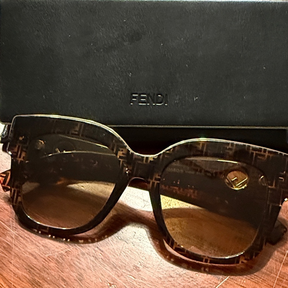 Fendi Tortoise Shell Sunglasses Authentic